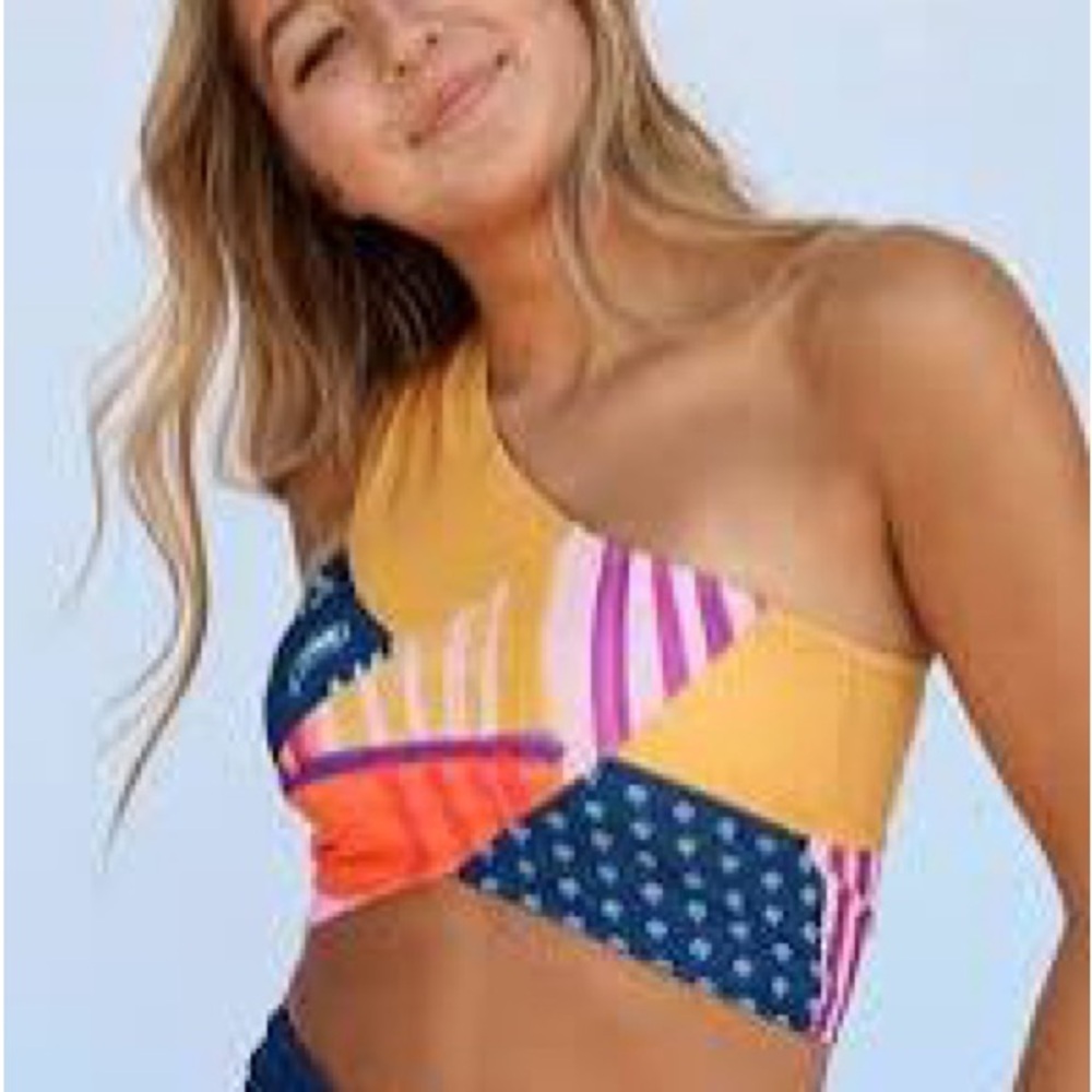 Nani Santiago patchwork too one should bikini swimsuit size small - Picture 2 of 6